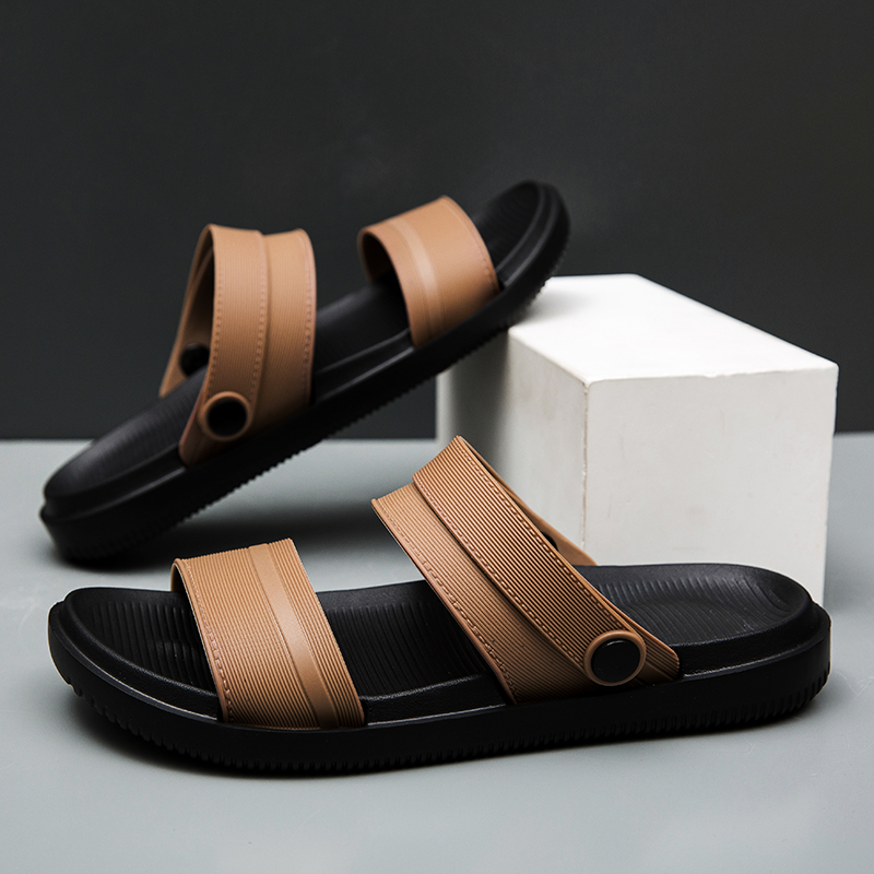 Outdoor Sport With Sticks - Summer Men's Slippers Flat Bottom Sandals