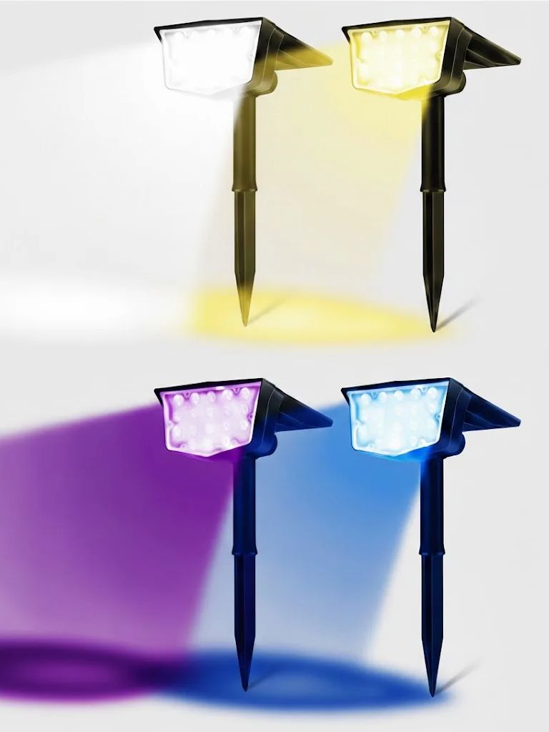 Outdoor Spotlight - 2Pcs Solar Outdoor Spot Lights 700