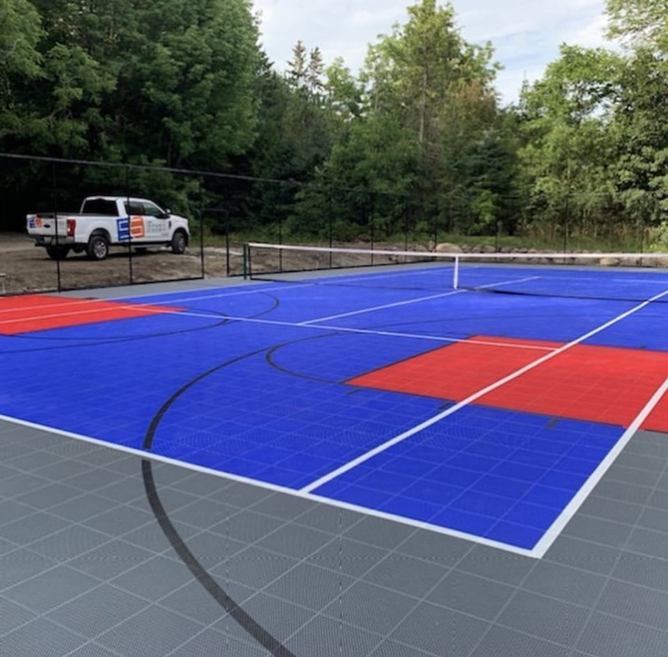 Eco-Friendly Plastic Custom Lo - Outdoor Sport Court Tiles review and price