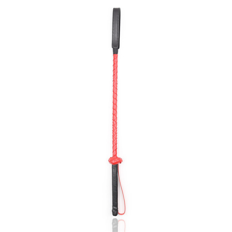 56cm Red and Black Leather Lon - Riding Crop Dressage review and price