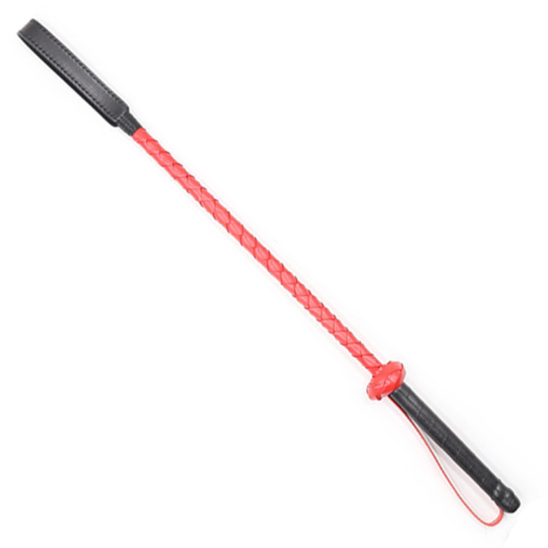 56cm Red and Black Leather Lon - Riding Crop Dressage review and price