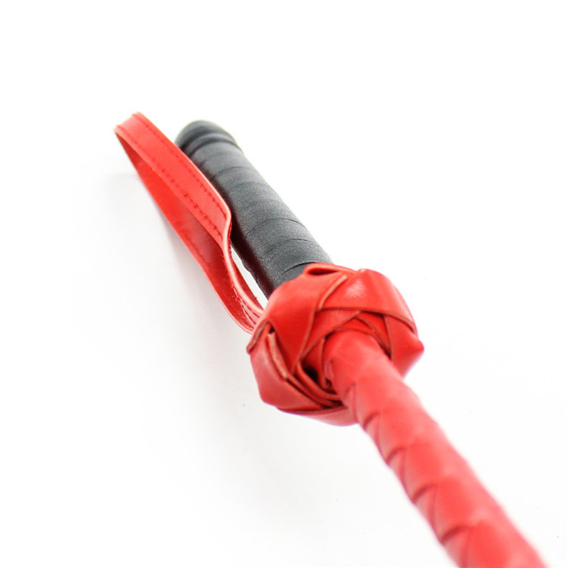 56cm Red and Black Leather Lon - Riding Crop Dressage review and price
