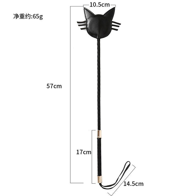 57CM Cat Shape Top Leather Lon - Riding Crop Dressage review and price