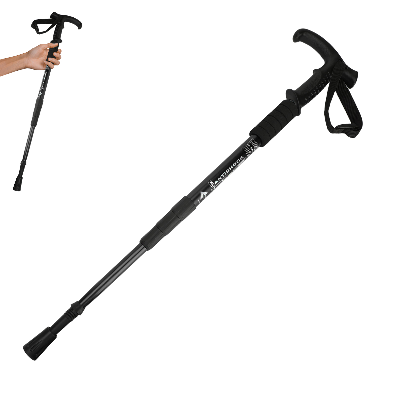 Aluminum Alloy Walking Stick f - Outdoor Sport Climbing Gear review and price