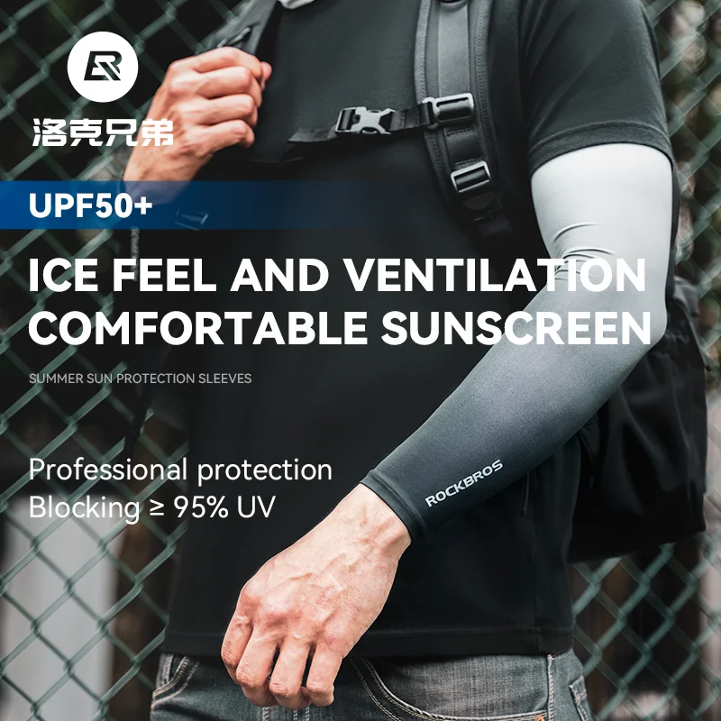 ROCKBROS Arm Sleeves Ice Silk  - Outdoor Sport Field review and price
