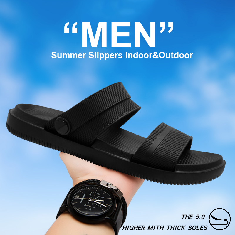 Summer Men's Slippers Flat Bot - Outdoor Sport With Sticks review and price