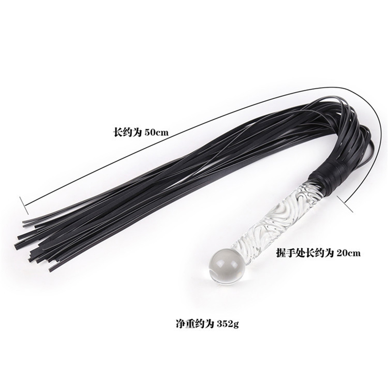 70cm Glass Handle Black Leathe - Riding Crop Dressage review and price