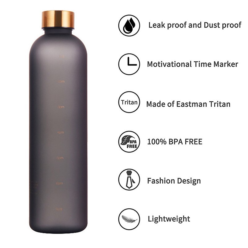 1000ml Bottle With Time Marker - Outdoor Sport Field review and price