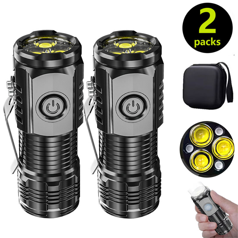 Mini 3LED Flashlight With Pen  - Outdoor Spotlight review and price